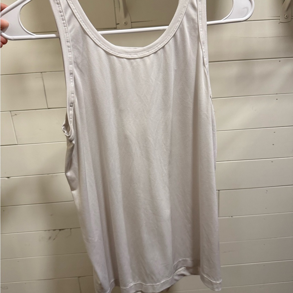 Champion White Sleeveless Tank Top
